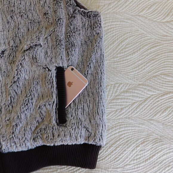 NWOT Patagonia Conejo fleece gorpcore vest Java Brown full zip hood & pockets XL - Picture 5 of 16